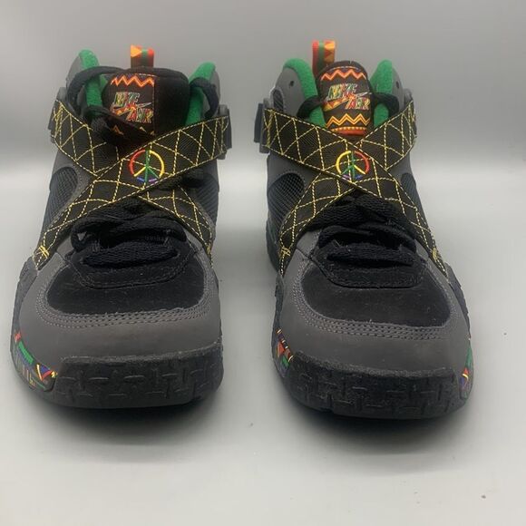Nike Air Raid Peace"Bundle" Size 8.5 Dark Grey Black-Multicolor - Picture 3 of 7